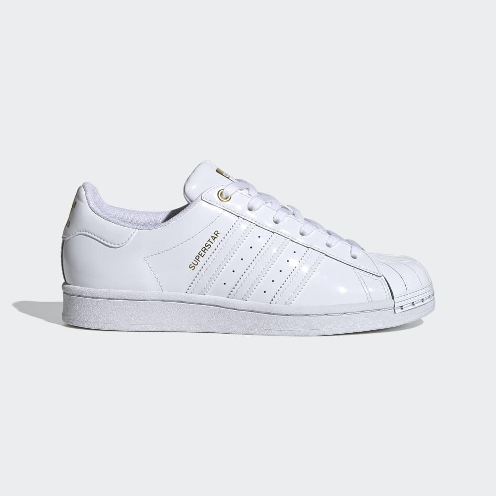 Originals Adidas Superstar Metal Toe Dama Romania - Albi/Aurii Metal FV3300